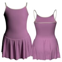 Body con gonnellino a bretelle